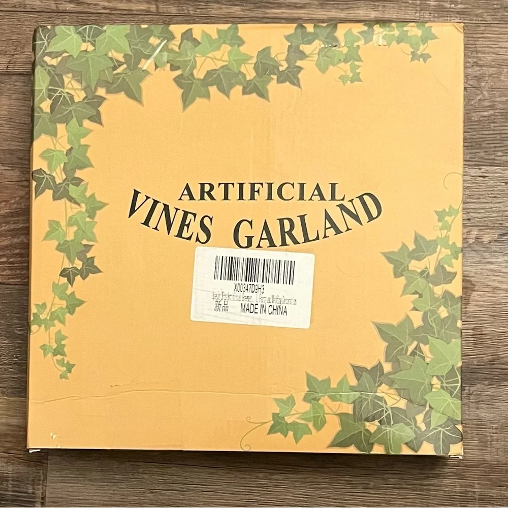New in box 3 pcs of 6 Foot Green Ivy Garland for Home Holiday Decor